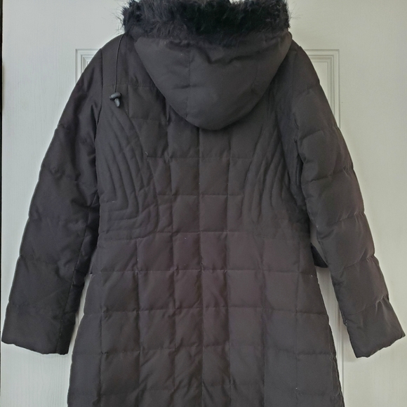 XOXO WOMEN'S WARM QUILTED PUFFER HEAVYWEIGHT HOODED LONG COAT - Picture 4 of 13